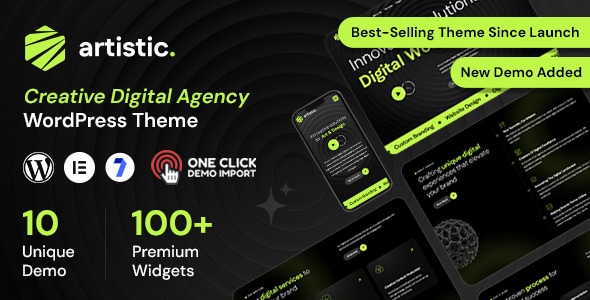 Artistic - Digital Marketing Agency WordPress Theme
