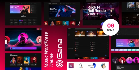 Gana – Music and Event WordPress Theme